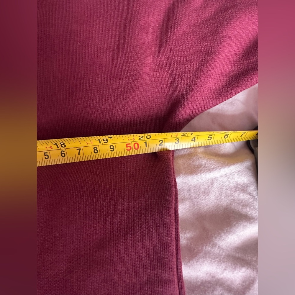 Kenzo Paris Burgundy Logo Sweatshirt Dress – Size M – Embroidered Back Graphic – - Picture 4 of 10